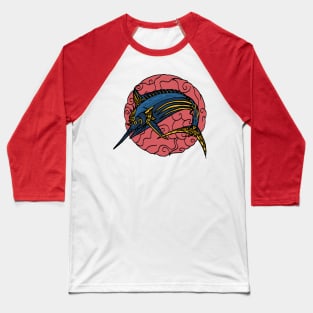 Marlin Fish Baseball T-Shirt